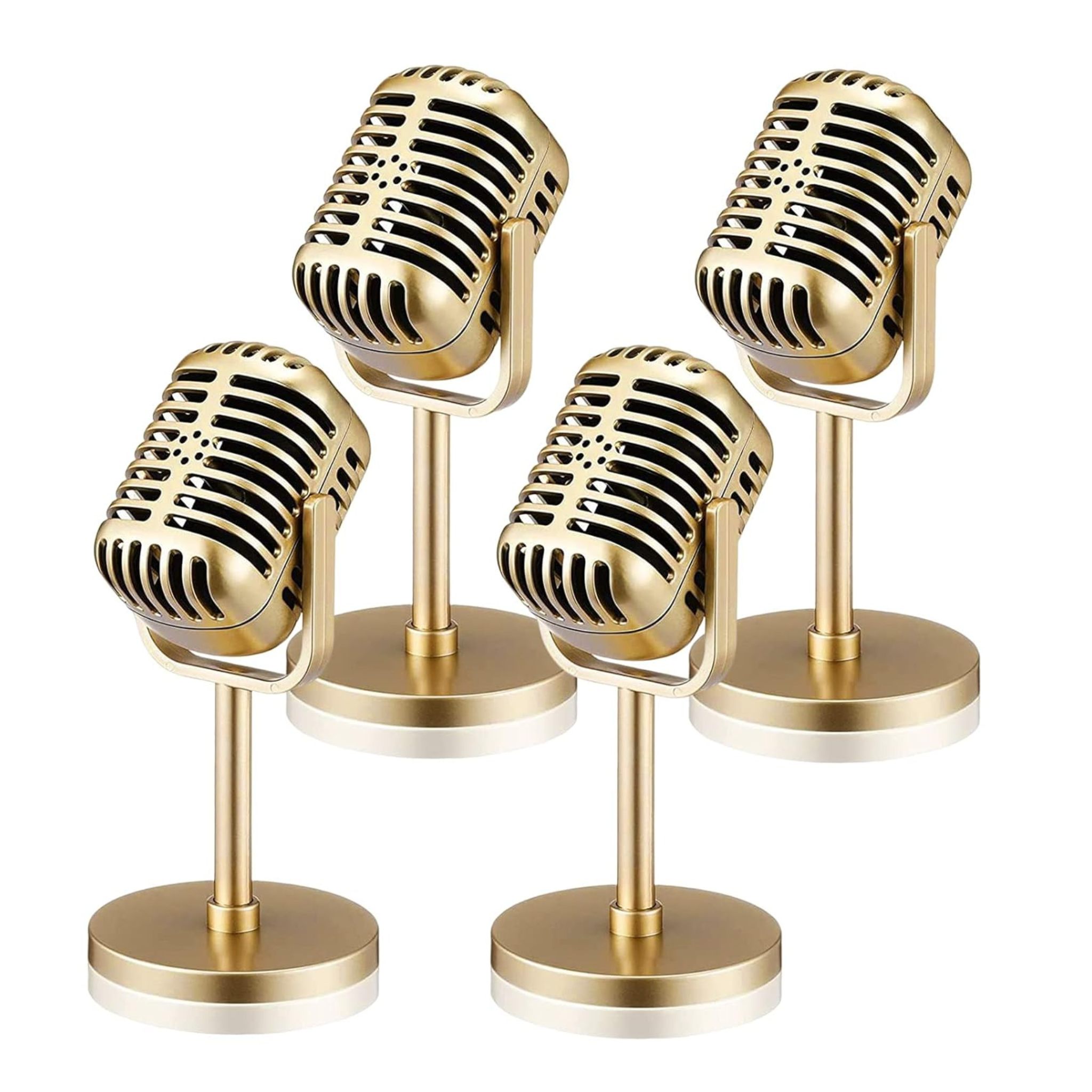 Vintage Theme Microphone Props Set