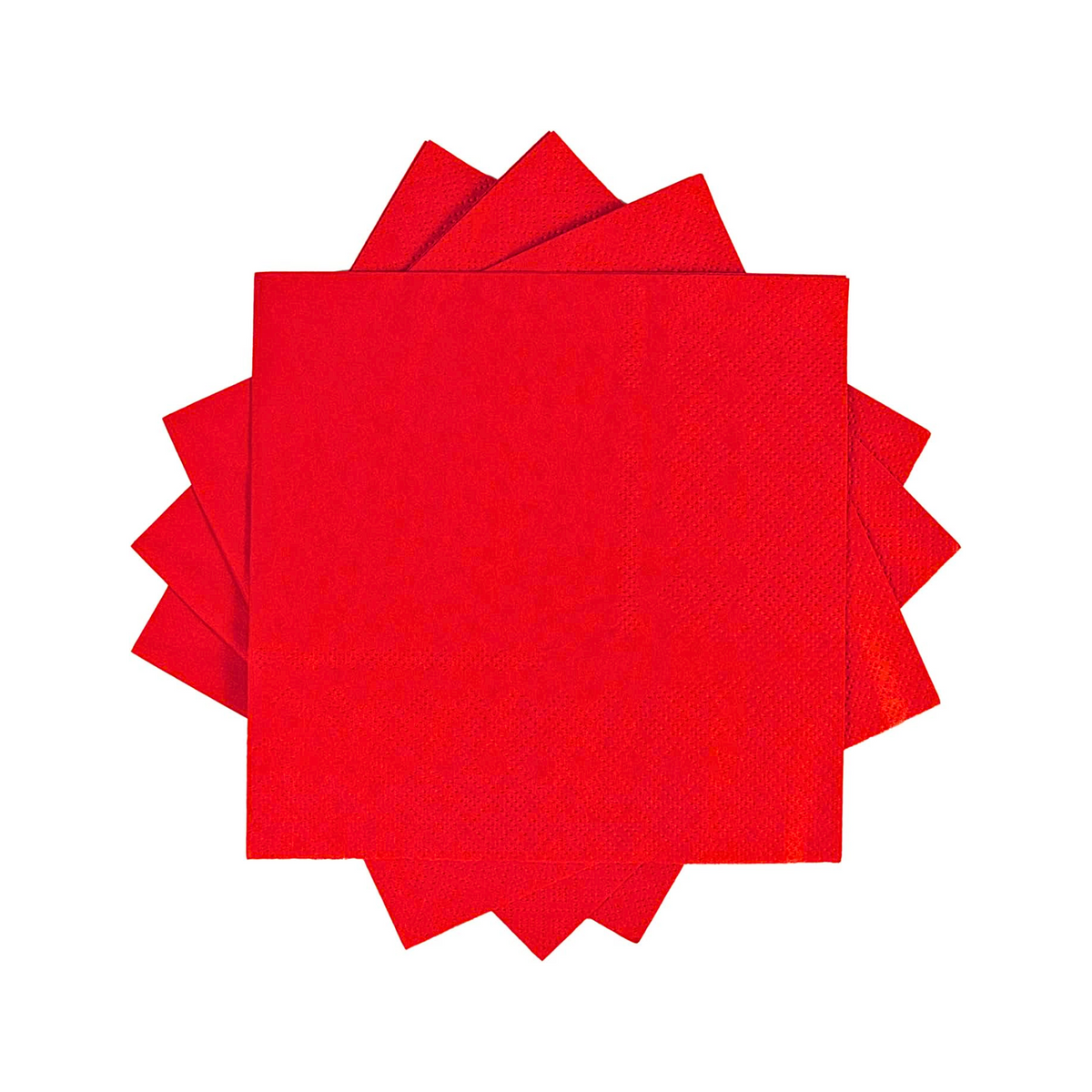 Red Swirl Tableware Set