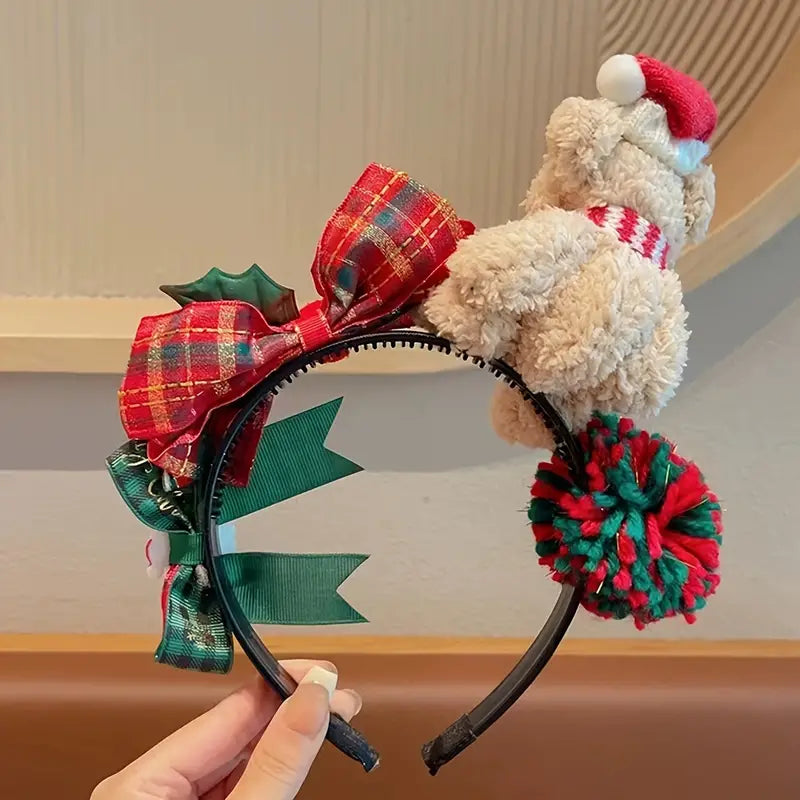 Christmas Bear Headband