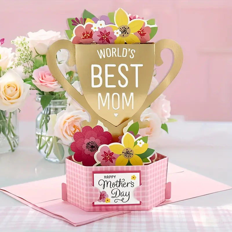 Mother's Day World Best Mother Trophy Box