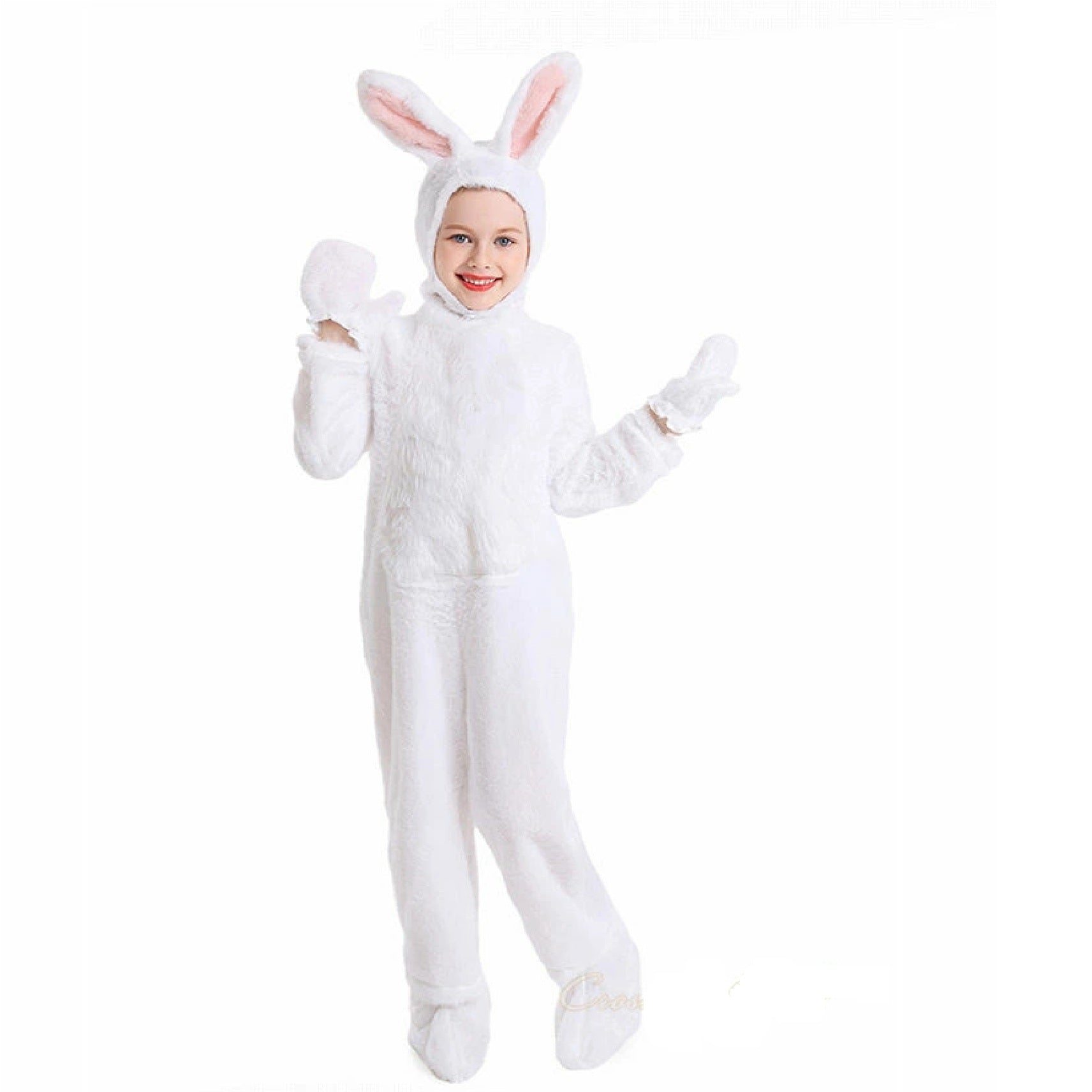 White Cute Bunny Costume
