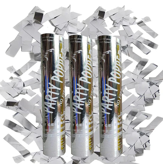 Silver Confetti Canon