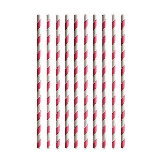 Fairy Garden Theme Party Paper Straws Set