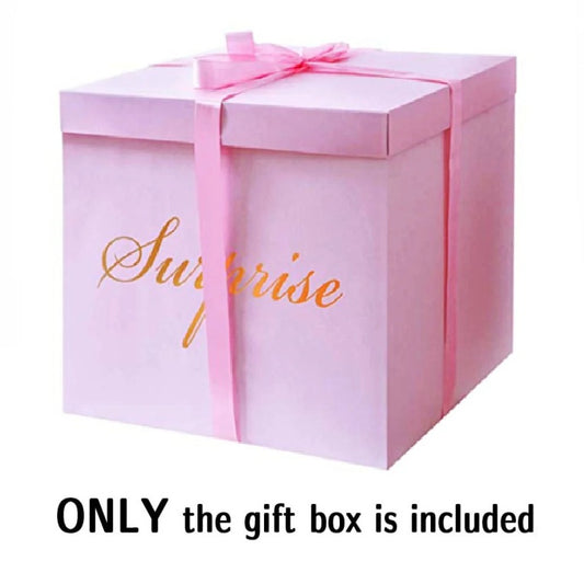 Big Surprise Box without Ribbon - Pink