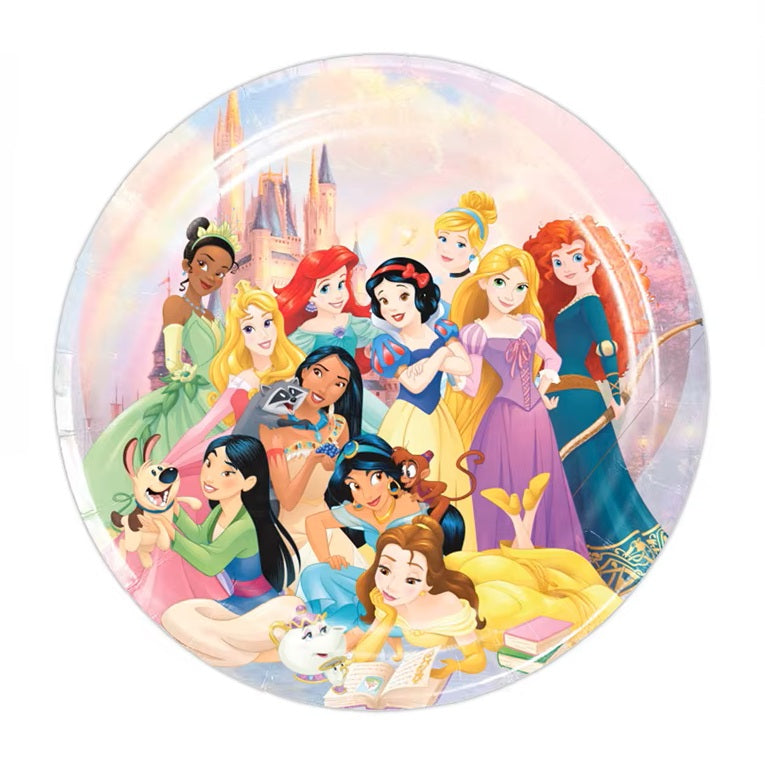 Disney Princess 9inch Theme Paper Plate
