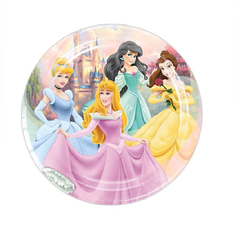 Disney Princess 7inch Theme Paper Plate