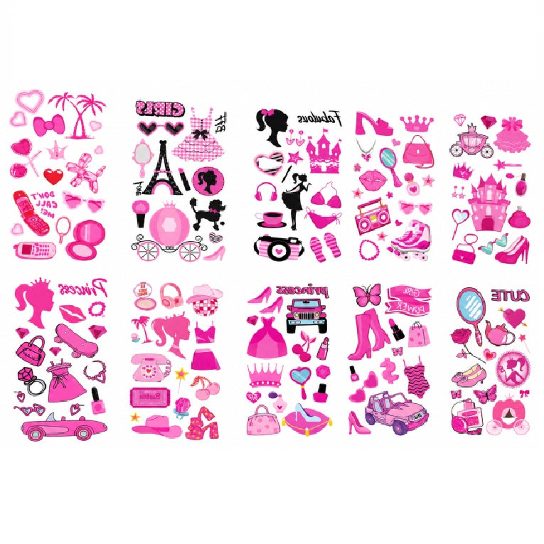Princes Barbie Kids Tattoo