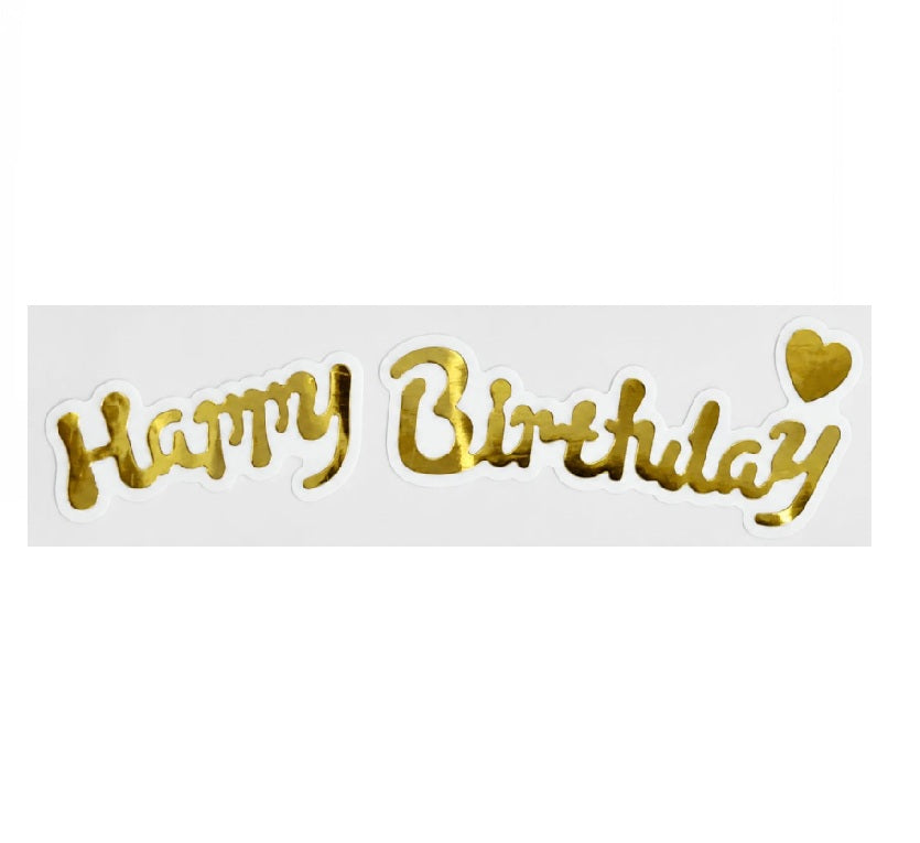 Happy Birthday Sticker Heart
