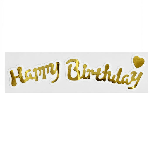 Happy Birthday Sticker Heart