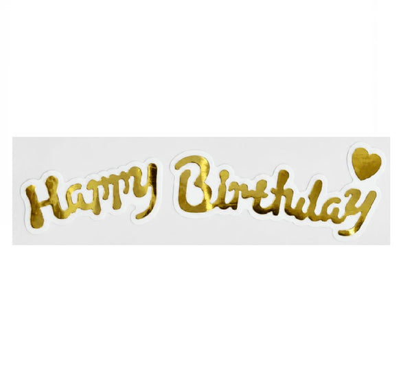Happy Birthday Sticker Heart