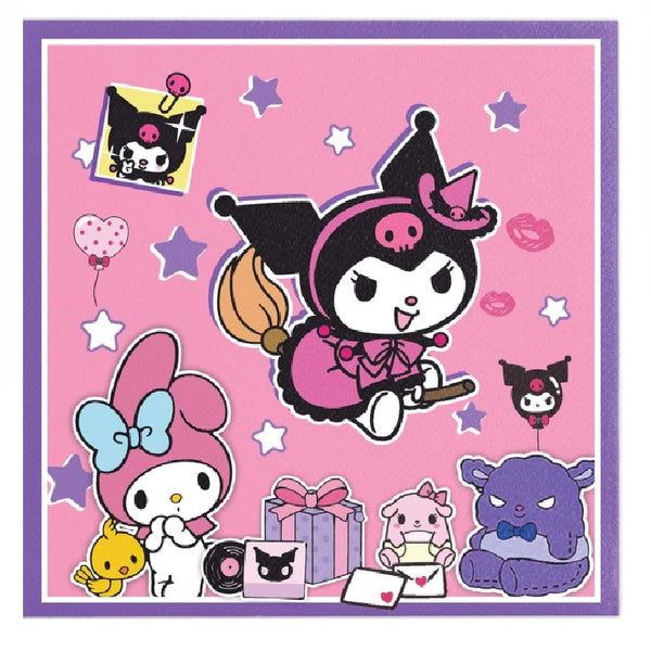 Kuromi Theme Paper Napkin