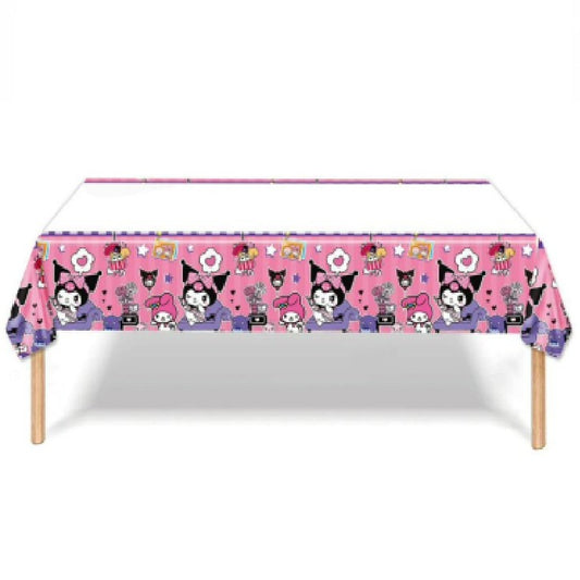 Kuromi Theme Table Cover