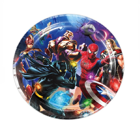 Avengers Theme 7inch Paper Plate