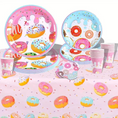 Load image into Gallery viewer, Candy Land Theme Birthday Party Tableware Set
