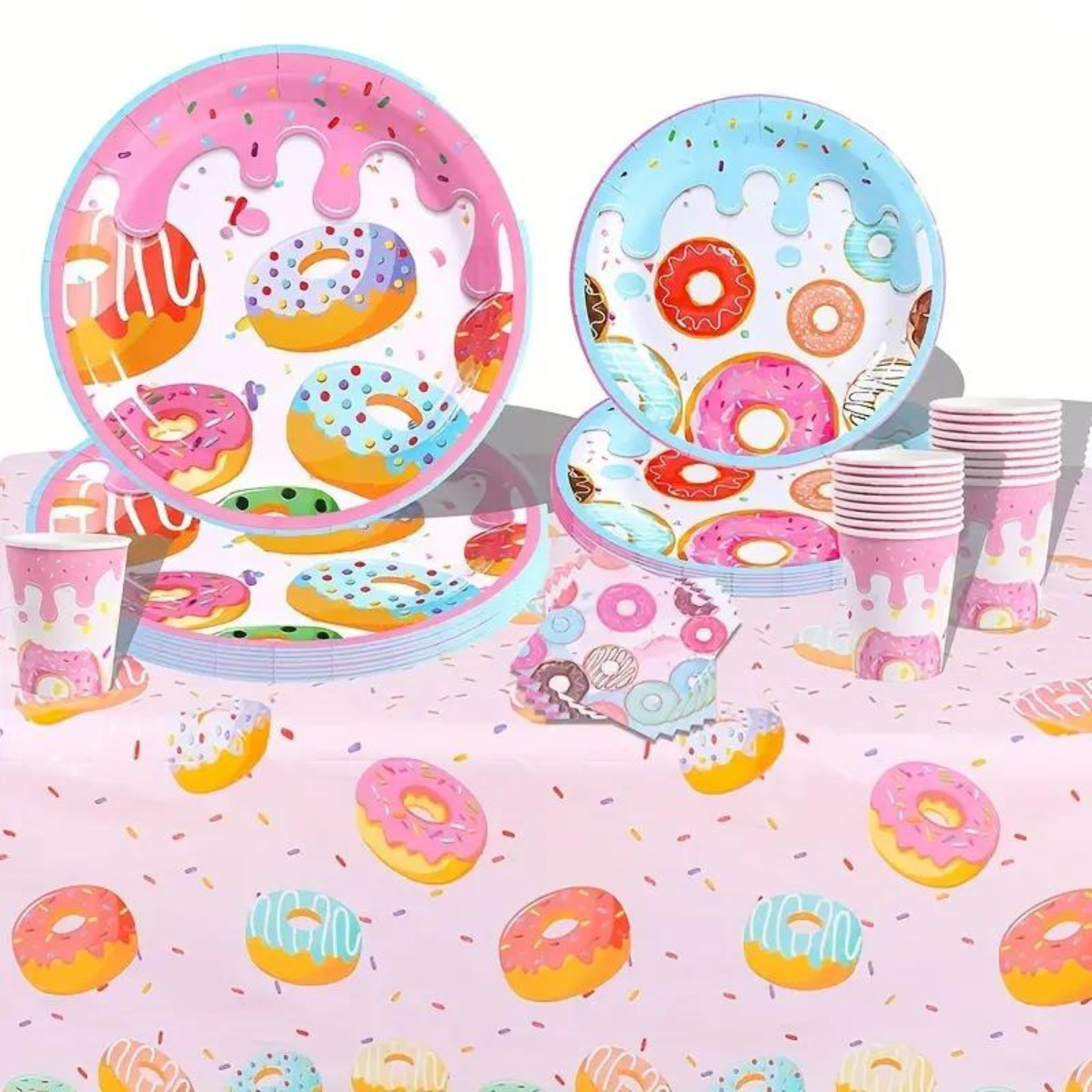 Candy Land Theme Birthday Party 7 Inch Paper Plates Set