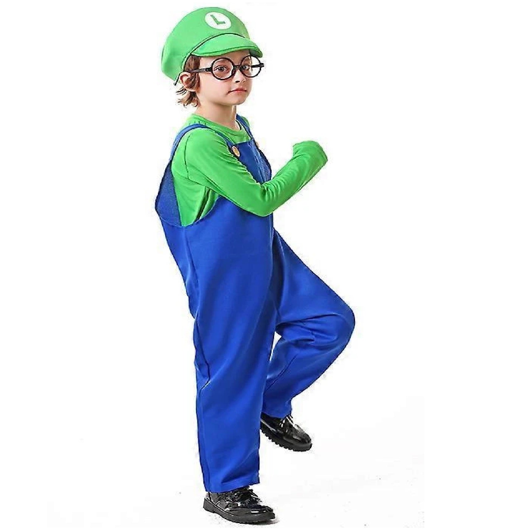 Super Luigi Costume for Kids Boy & Girl