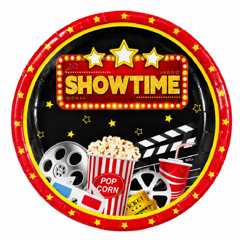 Now Showing Theme 9 Inch Paper Plate