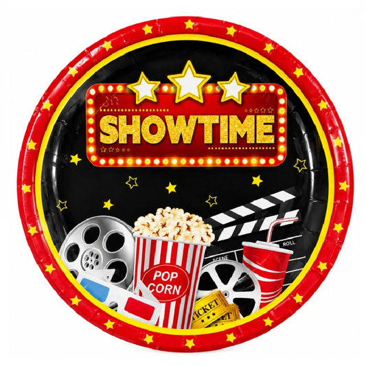 Now Showing Theme 9 Inch Paper Plate