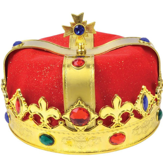 Deluxe King or Queen Crown (Red)