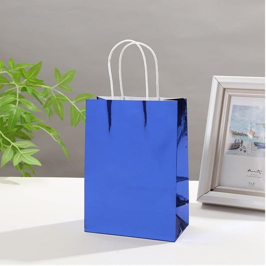 Sparkling Gift Tote Bags -Blue