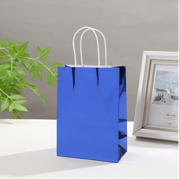 Sparkling Gift Tote Bags -Blue