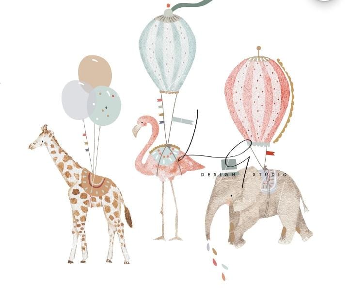 Circus Theme Cake Toppers