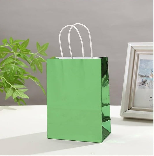 Sparkling Gift Tote Bags - Green