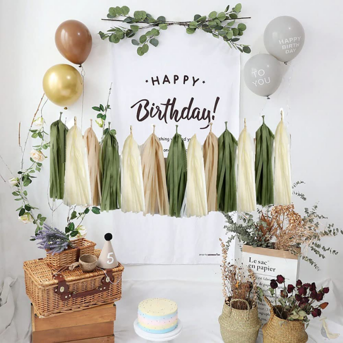 Safari Theme Tassel Garland