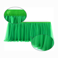 Load image into Gallery viewer, Green Tulle Table Cover
