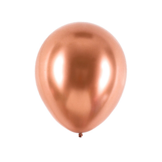 5 Inch Chrome Balloons (Rose Gold)