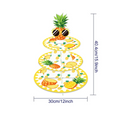 Load image into Gallery viewer, 3-Tier Hawaiian Fruit Pineapple Cupcake Stand
