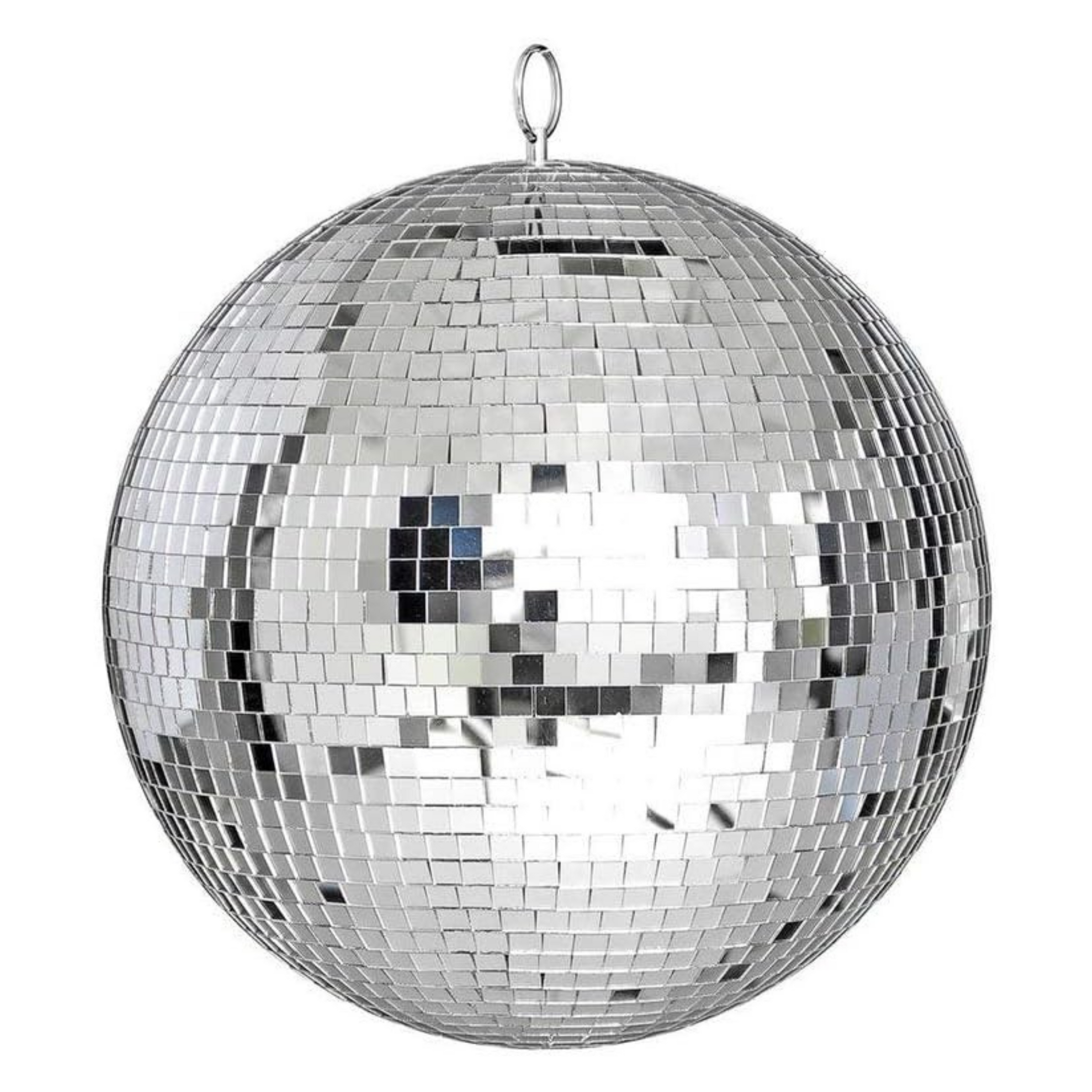 Shiny Silver Hanging 10 Inch Disco Ball