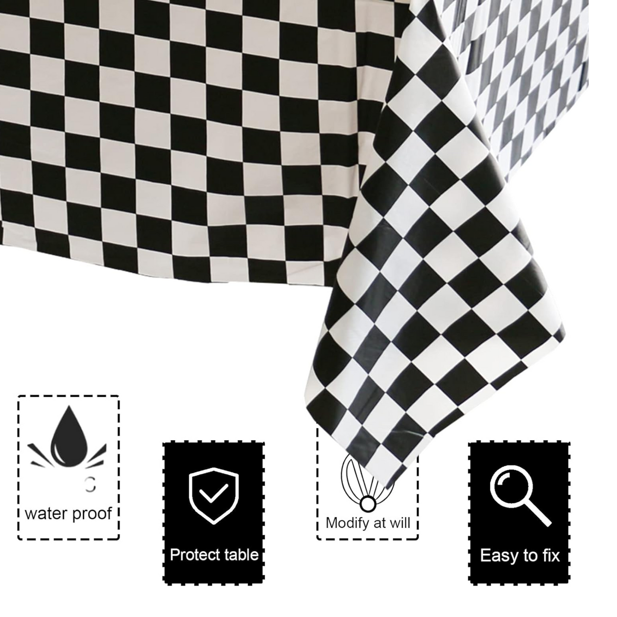 Racing Car Theme Party Table Cover