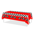 Load image into Gallery viewer, Checkered Race Car Tablecloth
