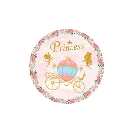 Princess Theme Party 7 Inch Paper Plates Set