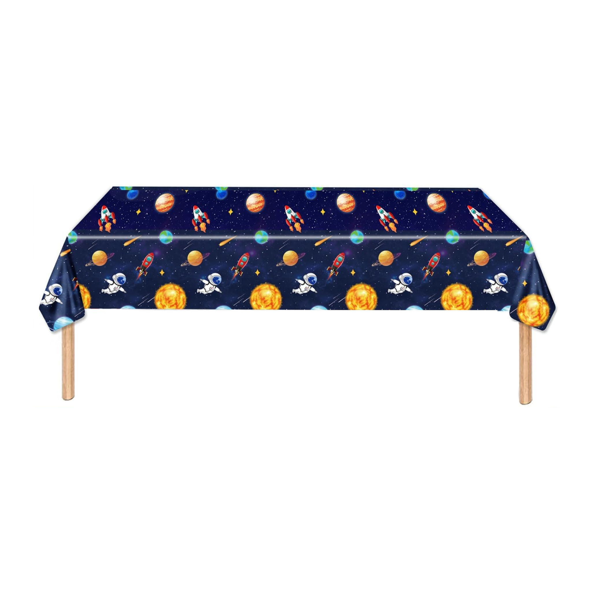 Galaxy Space Theme Party Table Cover