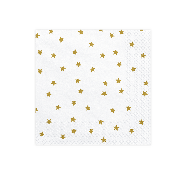 Star Napkins Set - Gold
