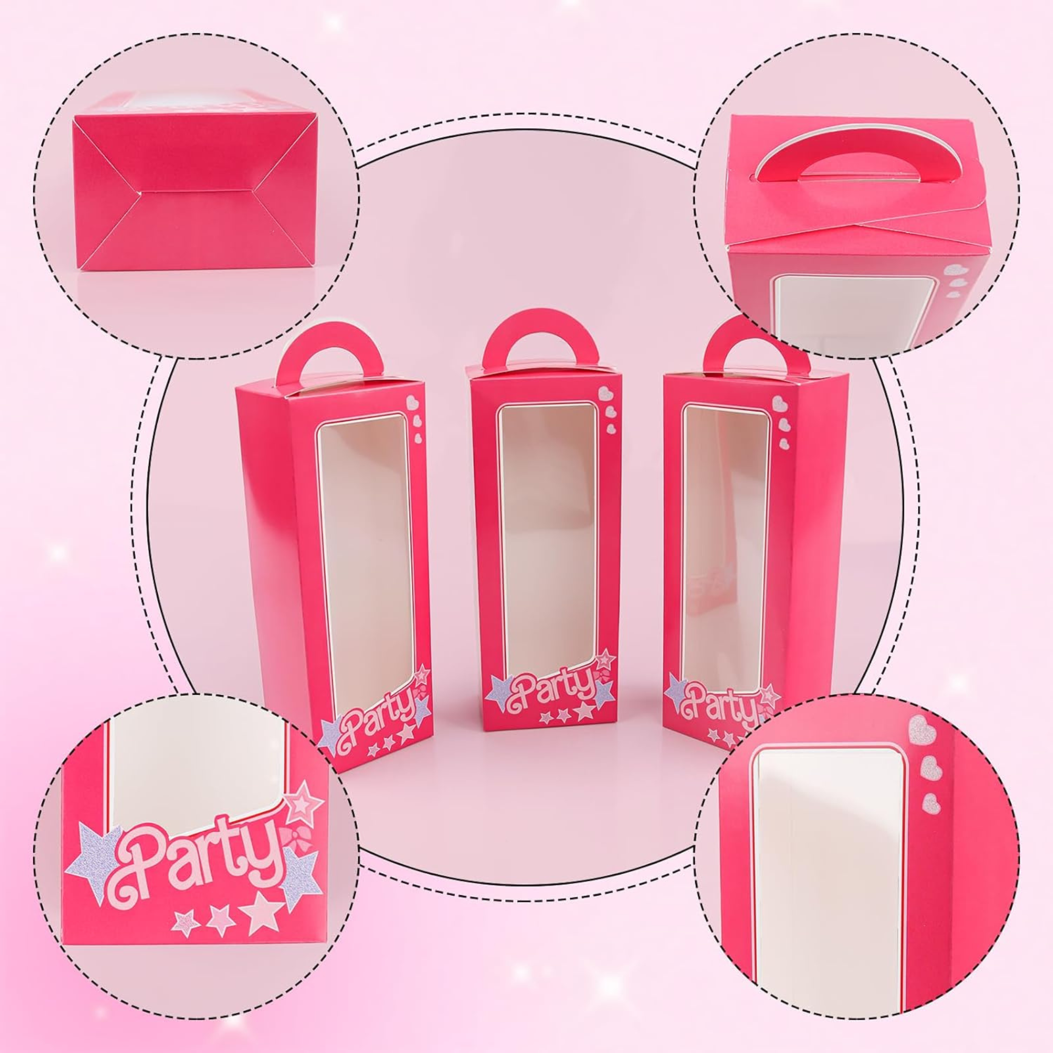 Barbie Theme Party Favor Boxes Set