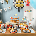 Load image into Gallery viewer, Racing Themed Cup Cake Toppers Set
