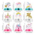 Load image into Gallery viewer, Unicorn Theme Honeycomb Decorations Set
