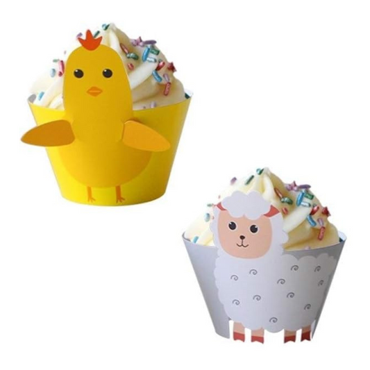 Farm Party Cupcake Wrappers Set