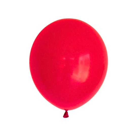 Helium 12 Inch Standard - Retro Balloons (Pomegranate Red)