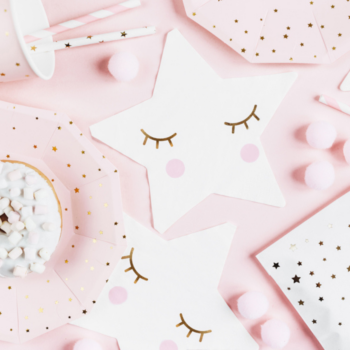 Little Star Napkins Set
