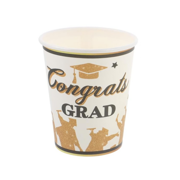 Graduation Congrats Grad Paper Cups Set