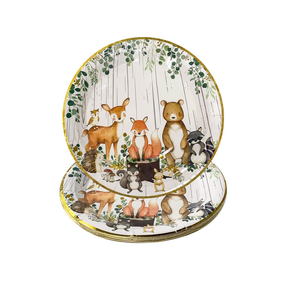 Woodland Creatures Theme Tableware Set