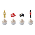 Load image into Gallery viewer, London England Themed Cupcake Toppers Set
