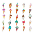 Load image into Gallery viewer, Trendy Waterproof Ice Cream Vinyl Stickers Set
