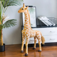 Load image into Gallery viewer, Giant Realistic Giraffe Plush Toy
