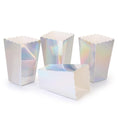 Load image into Gallery viewer, Holographic Pastel Iridescent Popcorn Boxes Set
