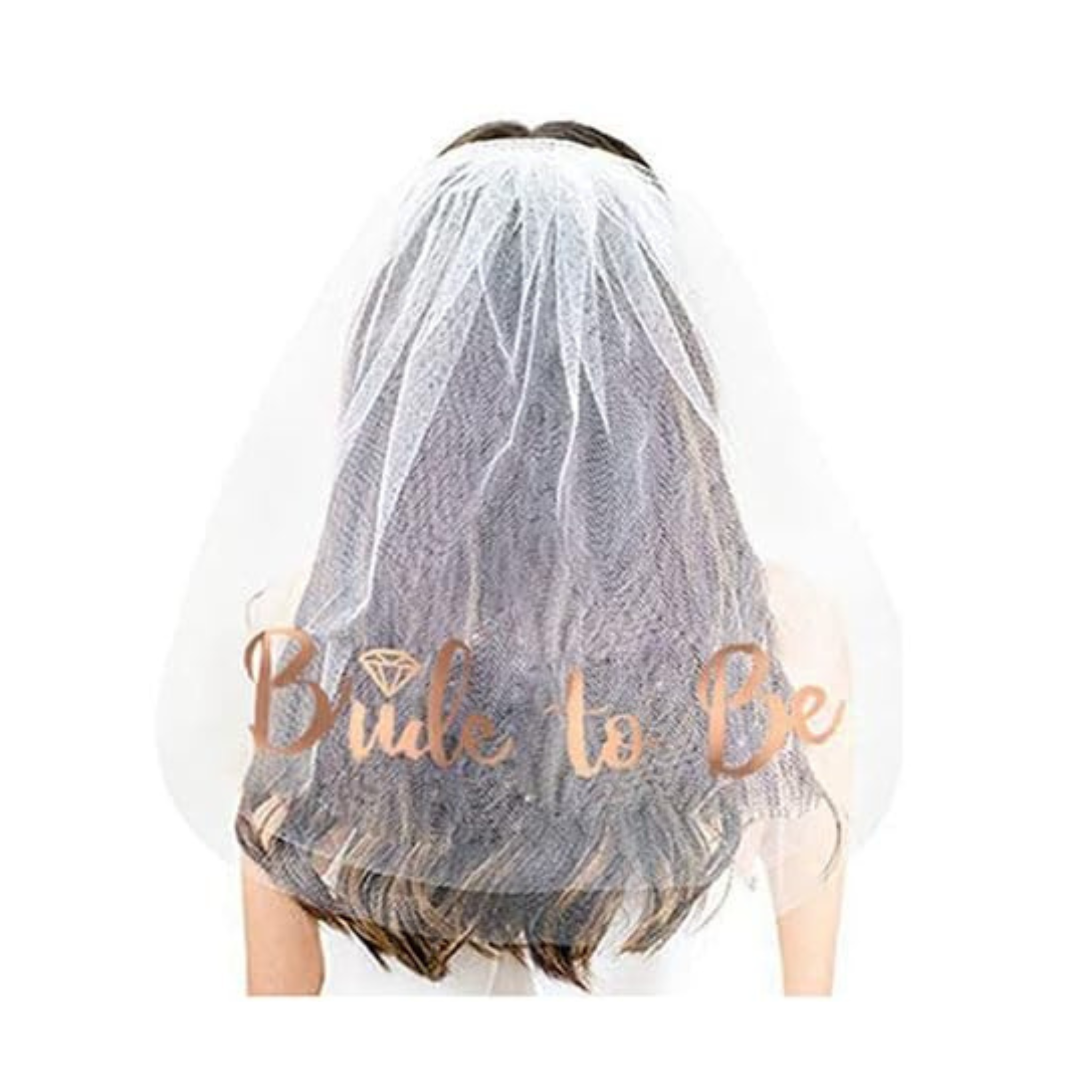 Bride-to-Be Set: Sash, Tiara, Shoulder-Length Veil